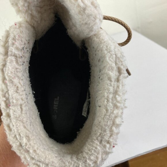 Sorel Women Sz 11 Waterproof Lined Lace Up Rain / Snow Boot With Logo - Picture 5 of 7